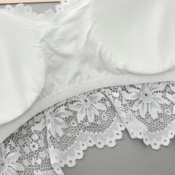 Abercrombie & Fitch White Lace Bralette - NWOT - Picture 3 of 8